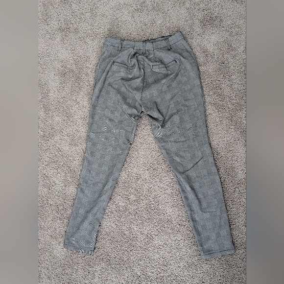 Gray Plaid Trousers By Janina Size XXL - Picture 1 of 3